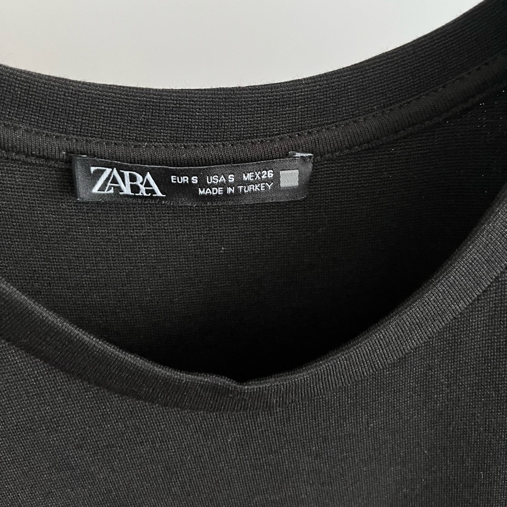 Zara orange and black sleeveless maxi dress - Picture 3 of 6